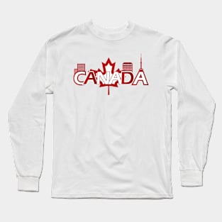 Canada Country Shirt Long Sleeve T-Shirt